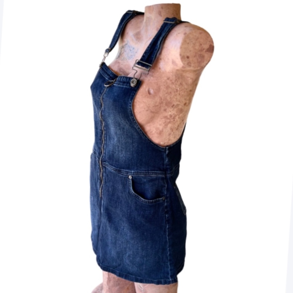 Overall Jean Denim Dress - Picture 2 of 5